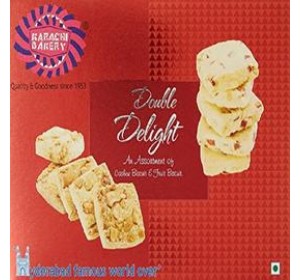 Buy Karachi Bakery Double Delight Fruit Biscuit With Cashew, 400g at indiansbasket.com