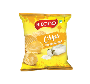 Bikano Chips - simply salted 60 gm (Pack of 5)