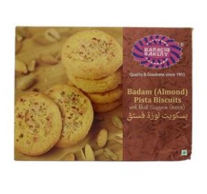 Buy Karachi Bakery Badam Pista Biscuits, 400g at indiansbasket.com