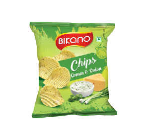 Bikano Chips-Cream onion 60 gm (Pack of 5)