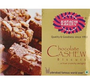 Buy Karachi Bakery Chocolate Cashew Biscuits, 400g at indiansbasket.com