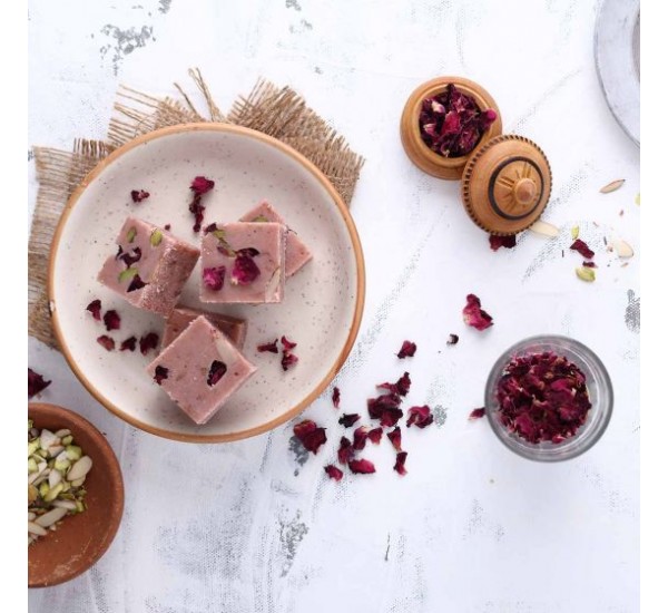 Almond House Gulab Burfi