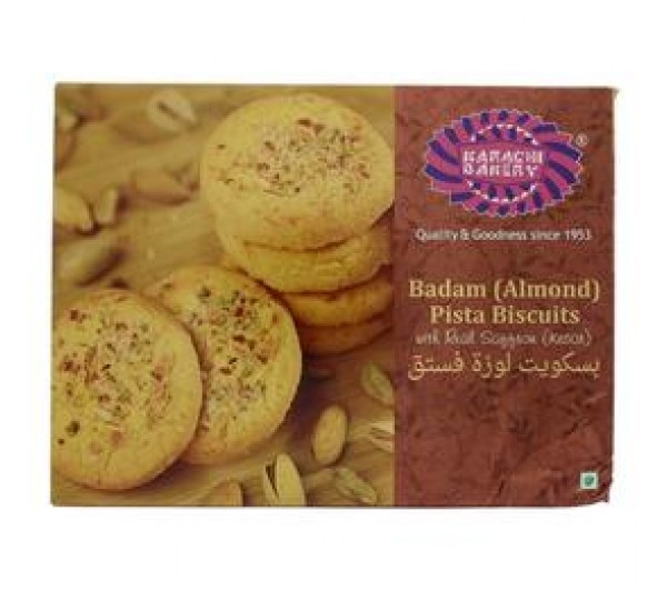 Buy Karachi Bakery Badam Pista Biscuits, 400g at indiansbasket.com